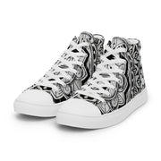 Mandala 2 Women’s high top canvas shoes