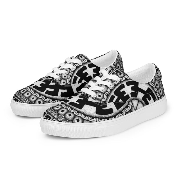 Mandala 1 Women’s lace-up canvas shoes